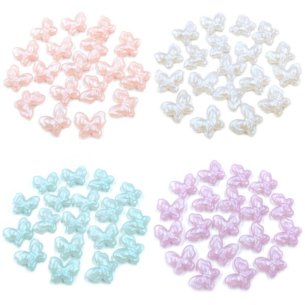 Творческие бусины флуоресцентные бабочки свободные бусины 10 шт свободные бусины творческие DIY ювелирные аксессуары акрил для ожерелья серьги изготовление моды