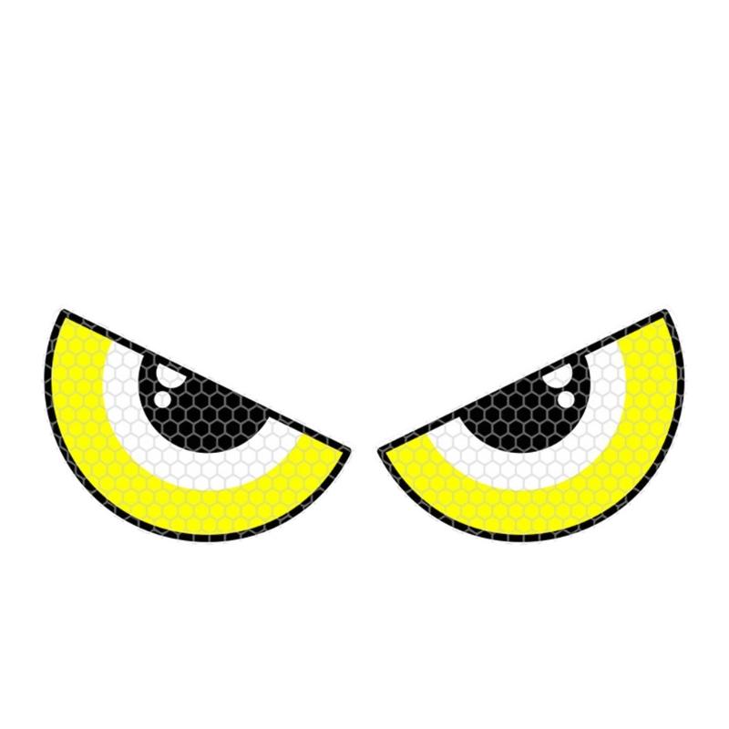 Наклейка на скутер в стиле «Зубы животных» 3D тисненый дизайн Светоотражающая наклейка Безопасная Водонепроницаемая для мотоциклов Транспортных средств