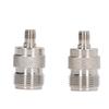 2Pcs N Female To SMA Female Adapter RF Coaxial Coax Cable Connector Home Audio Accessories