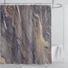Мраморная водонепроницаемая шторка для душа Водонепроницаемая шторка для душа для декора ванной комнаты Принтованная моющаяся шторка для душа с крючками
