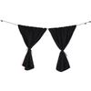 2Pcs/Set 140*80Cm Sun Shade Privacy Curtain Taxi Car Isolation Curtain Partition Side Window Sunshade Uv Protection Curtain