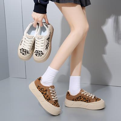 Женские кроссовки на толстой платформе, повседневные, дышащие, легкие, из искусственной кожи, для ходьбы, удобные, нескользящие, со шнуровкой, для работы, теннисные кроссовки для женщин