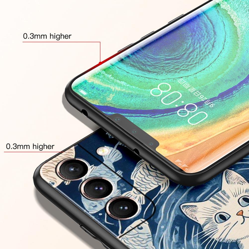 Синий Чехол для Телефона с Рыбами Океана для Samsung Galaxy S26 S25 S24 S23 S22 S20 S21 FE Ultra S25 Edge Plus 5G Мягкий ТПУ Чехол Fundas Capas