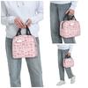 Various Pink Colorful Bow Tie Insulated Lunch Bag for Women Office Cooler Thermal Food Box Tote Portable Lunch Boxes Container