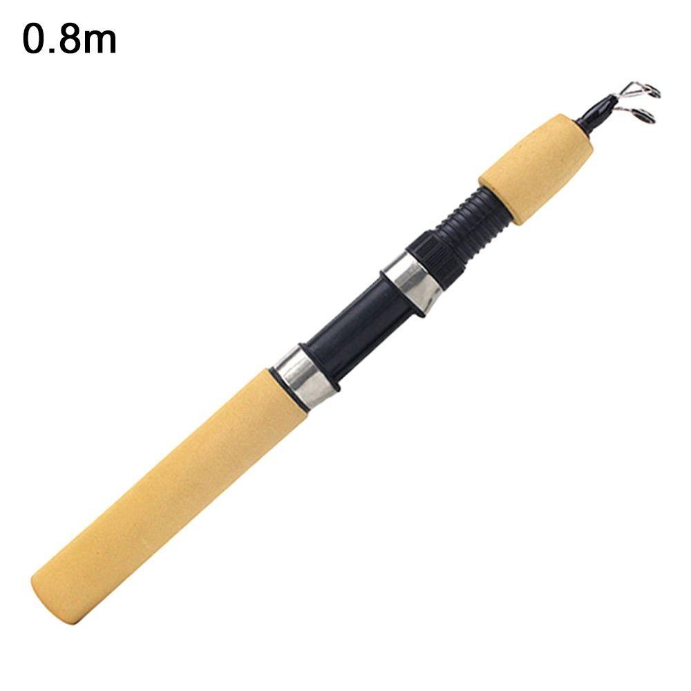 60cm 80cm 1M Ice Fishing Rods Ice Fishing Pen Pole Retractable Ice Fishing Rod Portable High Quality Ice Winter Fishing