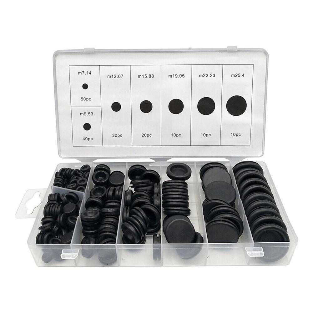High Quality Rubber Grommet Protective Coil Set for Car Wire 200pcs