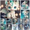 5D DIY Diamond Painting ,cartoon Dragon,for Adult and Kids,Embroidery Kits,Full Rhinestones Diamond Painting, Handmade Home Decor Gifts