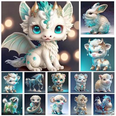 5D DIY Алмазная картина, мультяшный дракон, для взрослых и детей, наборы для вышивания, полная алмазная живопись со стразами, подарки для домашнего декора ручной работы