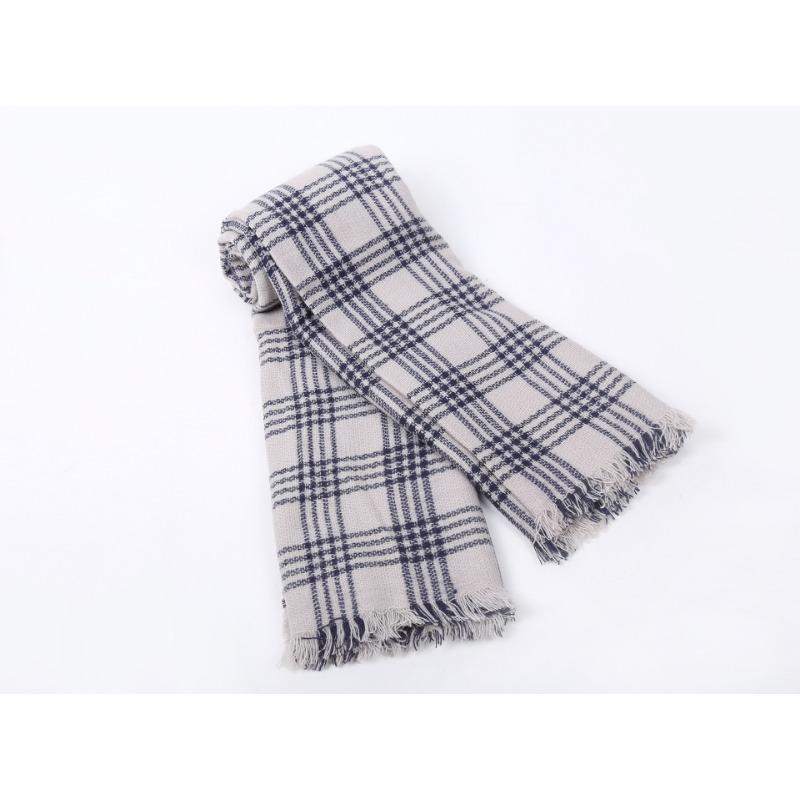 The Same Colorful Plaid Imitation Cashmere Large Square Scarf, a Women's Trend Scarf