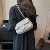 Korean Version of Fashion Chain Bag, High-end Commuter Underarm Bag, Portable Foreign Style Diamond Bag, Niche Explosion, Single Shoulder Crossbody