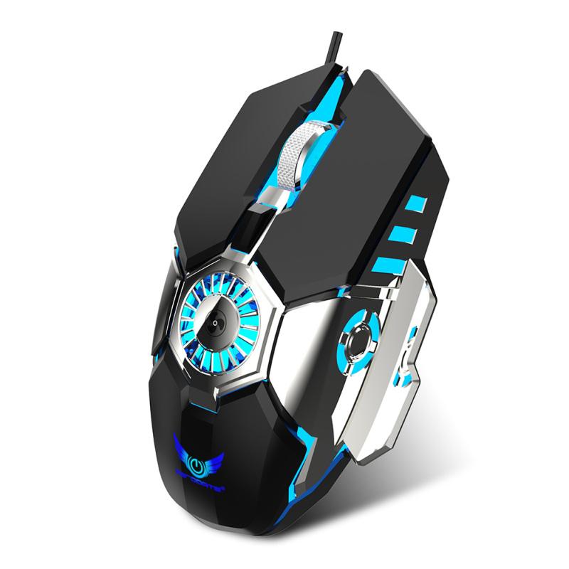 Игровая мышь с вентиляторным охлаждением, программирование макросов, RGB игровая конкурентоспособная компьютерная мышь