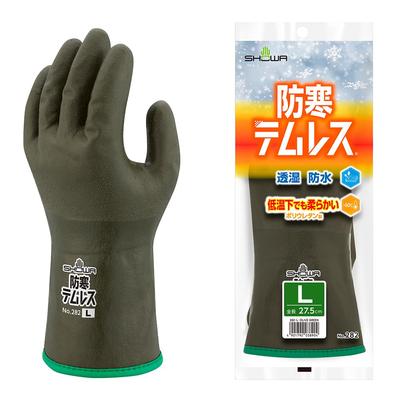 Перчатки Showa Glove 282 Temless для холодной погоды, оливковые, размер 1, 1 пара, нет. Перчатки, Зеленые, L,