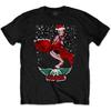 Aerosmith Unisex Adult Robot Santa Christmas T-Shirt