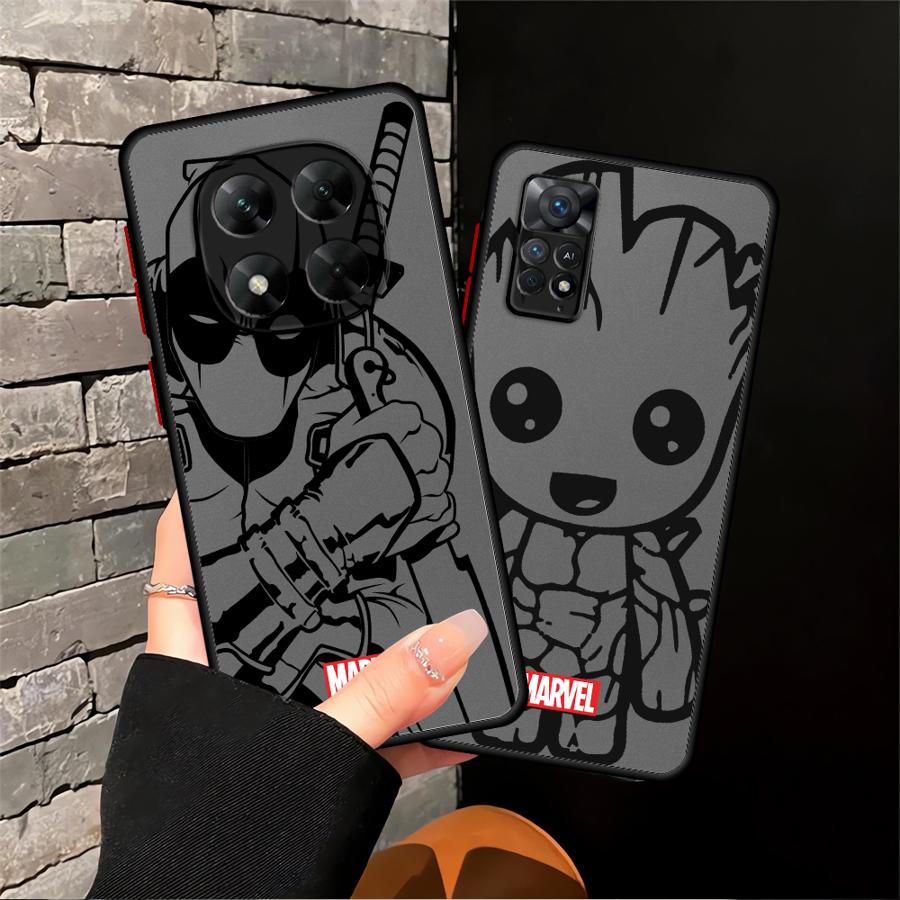 Чехол Marvel Spider Iron Man для Xiaomi Redmi Note 14 A4 14C 13C 9S 10 11 12 13 Pro Plus Funda Чехол для телефона