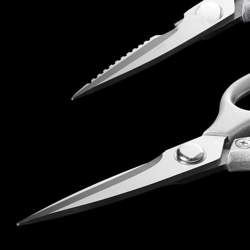 Heavy-Duty Stainless Steel Kitchen Scissors for Chicken, Fish, and Multi-Function Use