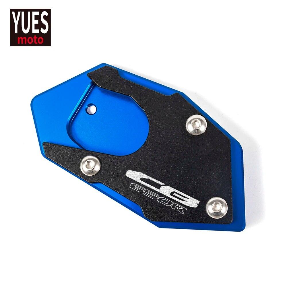 Аксессуары для мотоцикла, алюминиевая боковая подставка с ЧПУ, увеличительная пластина, подставка для увеличения, удлинитель для Honda CB650R 2018