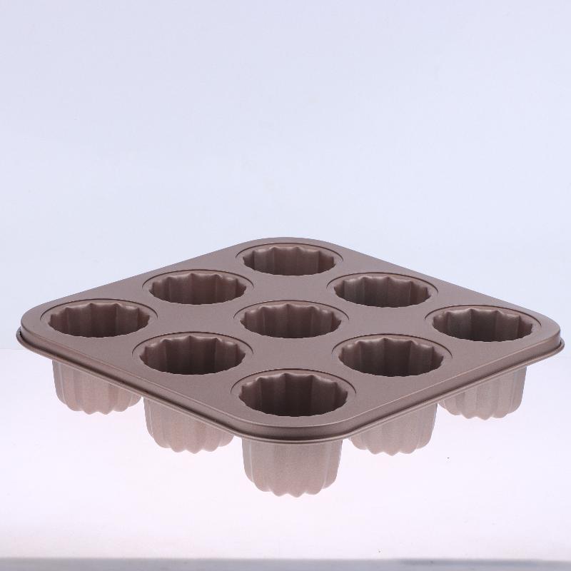 1/4/6/9 Отверстий Форма с Антипригарным Покрытием Форма для Торта Маленькая Форма для Маффинов Форма для Кексов из Углеродистой Стали Форма для Выпечки Кондитерская Форма Мини-Подставка для Кексов