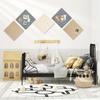 2pcs Splicing Photo Wall Board Photo Wall Works Background DIY Wall Photo Holder Key Jewelry Storage 30x30cm