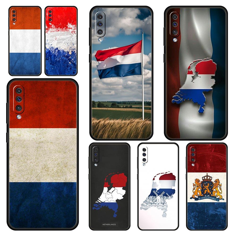 Phone Case For Samsung A56 A36 A26 A24 A12 A14 A16 A50 A70 A20E A20S A10S A22 A40 A34 A54 A42 A52 5G A04s A06 Cover Dutch flag