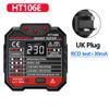 HT106 HT107 Тестер розеток Pro Тест напряжения Цифровой розетка Розетка Детектор US/UK/EU Вилка Заземление Ноль Линия Вилка Полярность Фаза Проверка