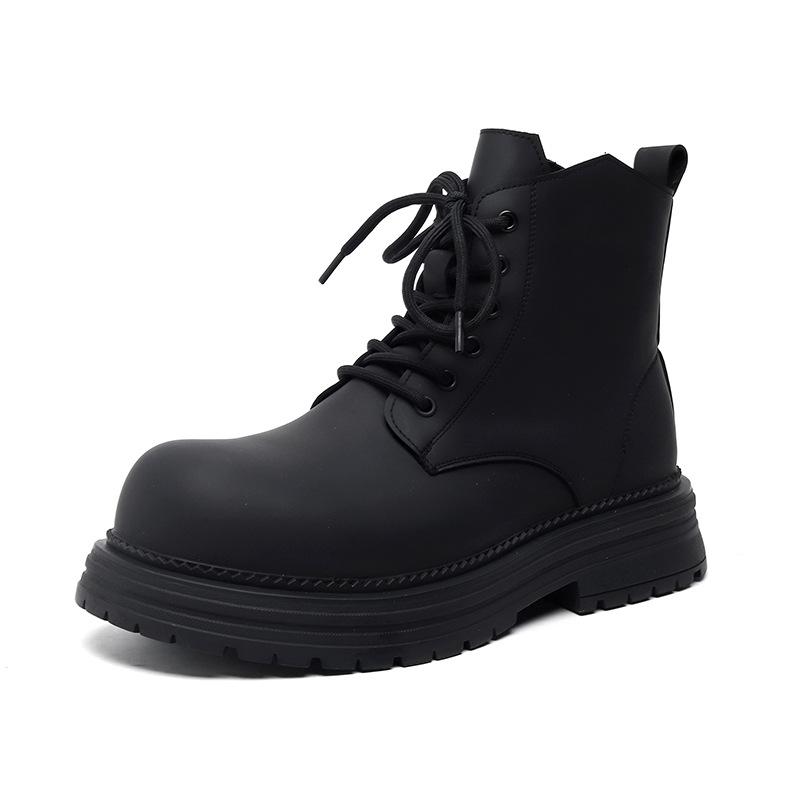 Martin boots men's British style new commuter versatile high-top leather shoes platform-soled medium-help tooling boots 2276-R