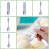 Dessert Scoop Aluminum Ice Cream Spoon Japan Penguin/bear Pattern Dessert Spoon Self-melting Type Silver Coffee Spoon Cake