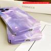 2DFlat Purple-Eyed White Cat Amid Butterflies All inclusive film hard phone case, compatible with iPhone 18 Pro Max 17 16 15 14 13 12 11