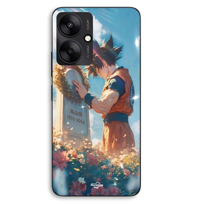 Coque de téléphone - MANIACASE - Xiaomi Redmi 13C 5G - Noir - Silicone TPU - Akira Toriyama Son Goku