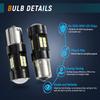 2pcs LED Backup Light Reverse Lamp Canbus Accessories For Dacia Duster 2010 2011 2012 2013 2014 2015 2016 2017 6000K Xenon White