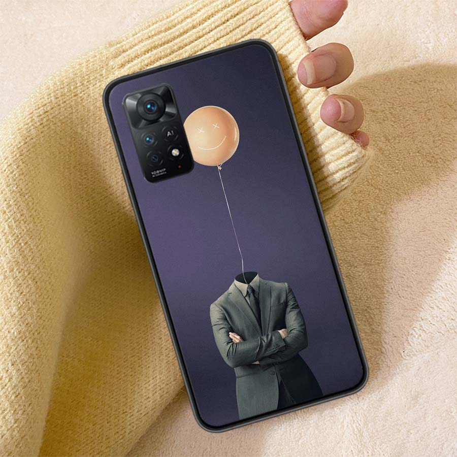 Rene Magritte Phone Case For Redmi Note 13 14 15 Pro Plus 12 13C 12C 15C 9 10 10C 9T 9C 9A TPU Soft Cover Clear Cell Cases Shock