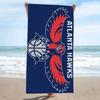 Atlanta hawks Logo Print Beach Towel, Large Soft Quick Dry Towel for Beach Camping Swimming