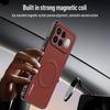 Магнитный Чехол-Книжка с Узором из Кожи для Xiaomi Poco F8 Ultra F8 M8 X7 X8 Pro Max Ощущение Кожи для Magsafe Чехол для Беспроводной Зарядки