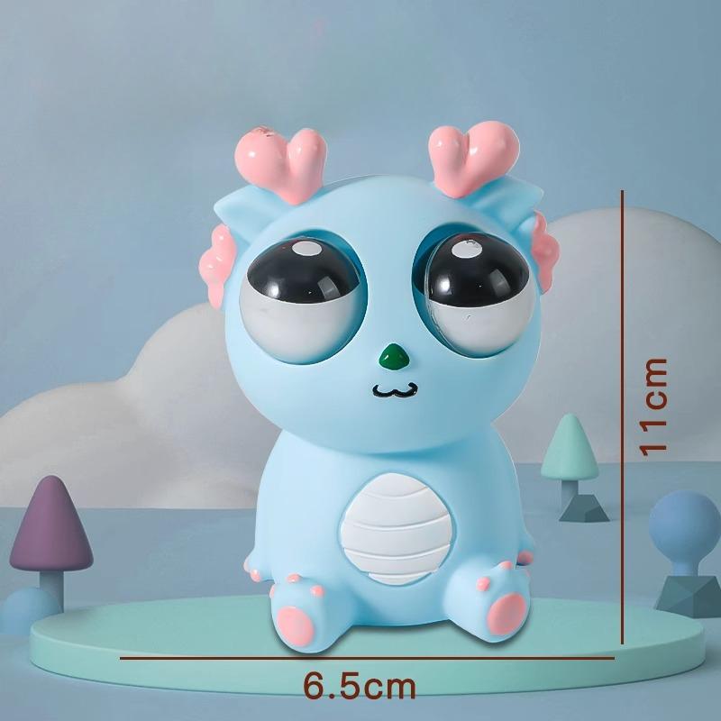 Разожмите игрушку для разминания «Взрывной глаз дракона» Сожмите куклу-дракона, чтобы выпустить игрушку «Взрывной глаз дракона»