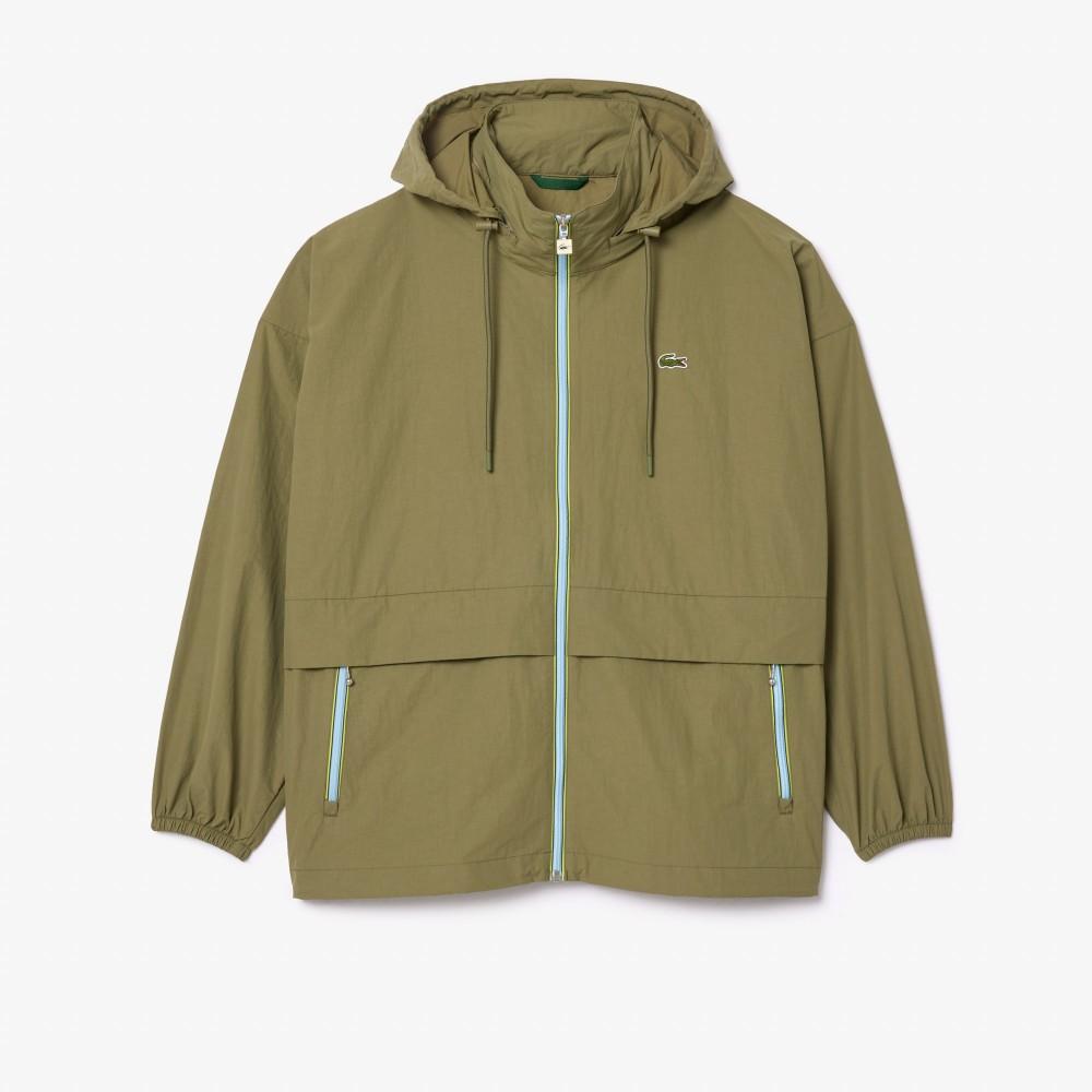Lacoste Мужская ветровка с вырезом на передней панели BH7164-54NBMY
