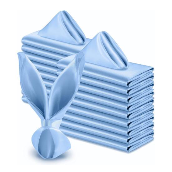 Салфетка для ужина атласная, не мнется, поверхность однотонная, моющаяся, бесшовная, королевский блеск, гламурный стол, декор для отеля, ресторана, обеда, банкета, свадьбы