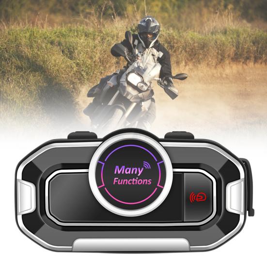 V9 Гарнитура для шлема Hands-free 5 Домофон ABS Bluetooth-совместимый домофон для мотоцикла
