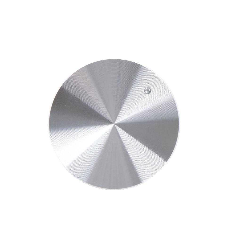 1Pcs High Quality Aluminum Potentiometer Knob Cap Dia 40mm Volume Control Knob Aluminum Knob Audio Knob Switch Caps Silver Color