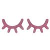 Childrenswear 2Pcs Wooden Eyelashes DIY Kids Bedroom Living Room Decal Wall Sticker Decoration