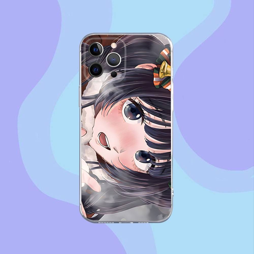 Аниме чехол Kaoruko Waguri для iPhone 17,16,15,14,13,12,11 Pro,Max,Plus,X,XS,XR,SE4,E Mini Прозрачный Мягкий Чехол