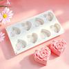 Heart Shaped Mousse Cake Mold Rose Dessert Mold Gift Silicone Cake Mold  Valentine's Day