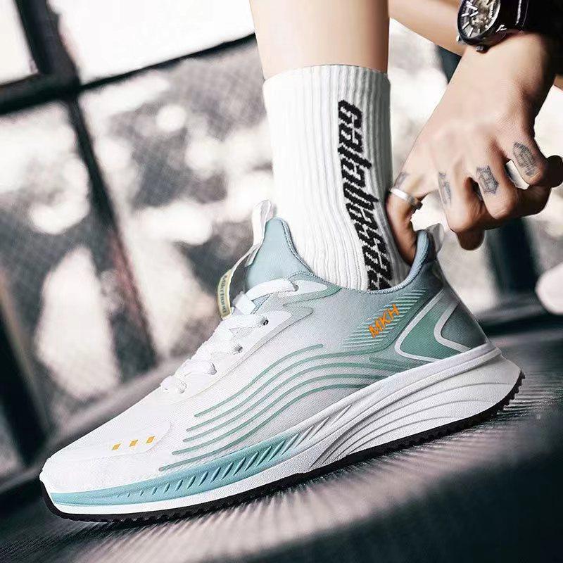 Модная спортивная обувь мужская 2024 новая сетчатая дышащая универсальная повседневная обувь корейская версия трендовые низкие легкие кроссовки