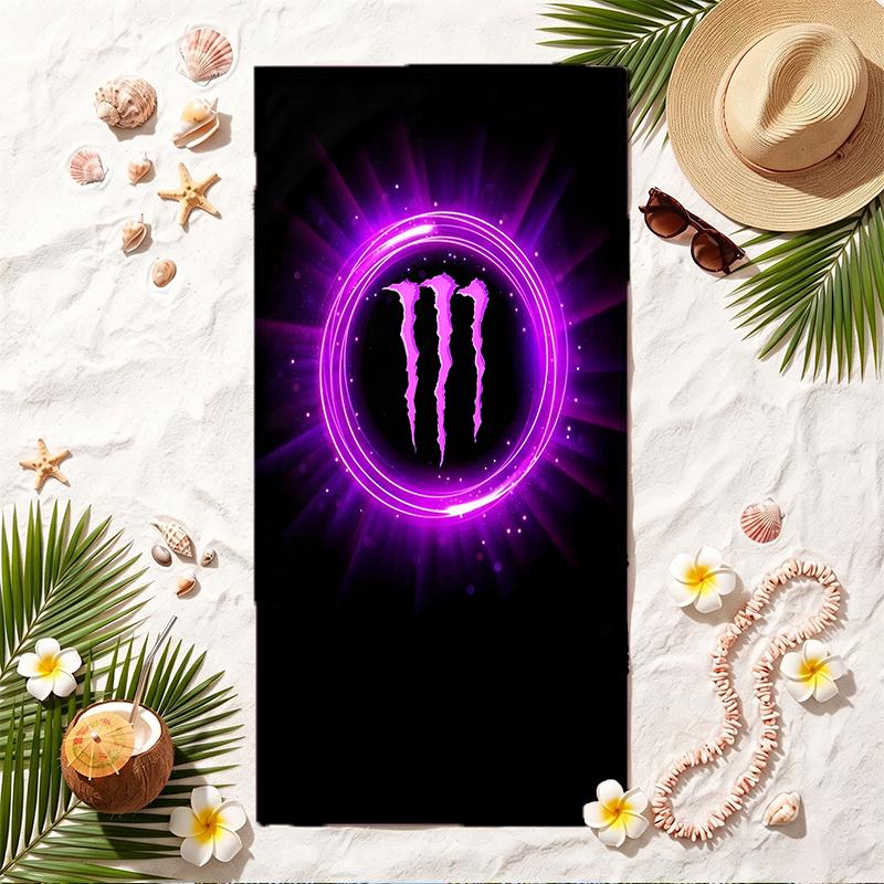 Monster Мягкое пляжное полотенце Стильное пляжное полотенце для бассейна для летнего отпуска на море Путешествия