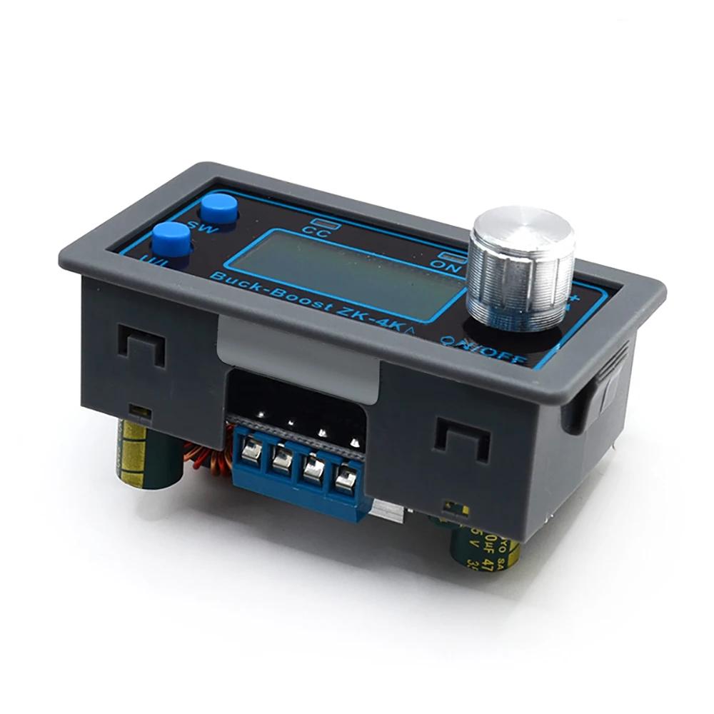 ZK-4KX Понижающий повышающий блок питания 0,5-30 В 4 А Регулируемый преобразователь для станков с ЧПУ и солнечной зарядки