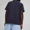 Puma Solid Color Pullover Crew Neck Casual Short Sleeve T-Shirt Men Tops Navy-Blue 624009-16