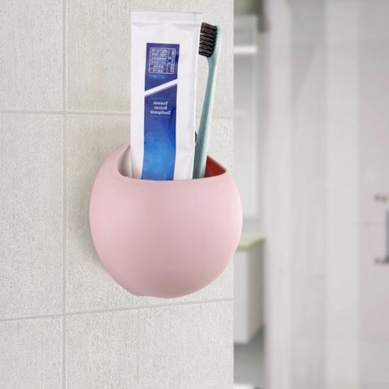 Настенный стеллаж для хранения, держатель для зубной щетки, зубной пасты, контейнер для ванной комнаты