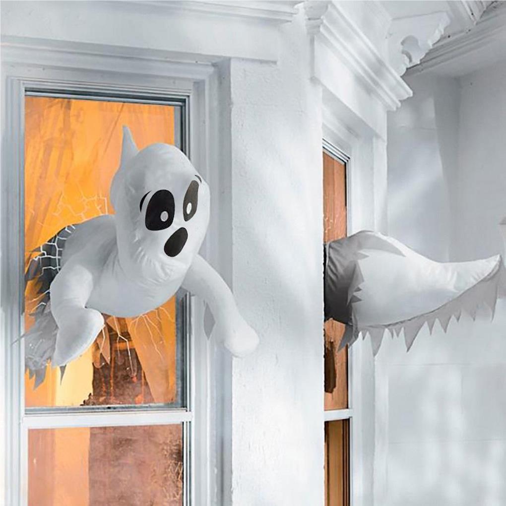 Хэллоуин Украшение на окно Стену Уникальное Страшное Украшение Фестиваль Наружные Подвесные Украшения Дом Дверной проем Дом с привидениями