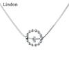 Женское ожерелье Lindon, кулон из медного сплава, циркон, модный подарок