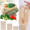 Многоразовый хлопковый сетчатый мешок Большой мешок на шнурке Новый карман-бандл Кухня