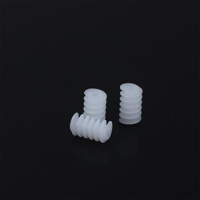 10Pcs/Lot White Right Hand Plastic 6*10 (2A) Worm Turbine 0.5 Module Reduction Gears Diy Model Parts