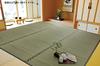 IKEHIKO Nishijin Igusa Rug, Edo-style (2 Tatami Mats), Approx. 176 x 176 cm, Made in Japan, Thread-Pulled Weave, Cypress Finish #6301032